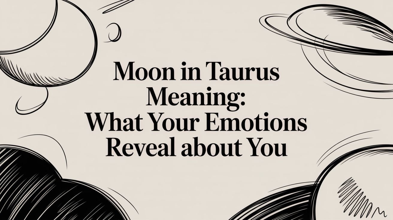 Moon in Taurus Meaning: What Your Emotions Reveal About You