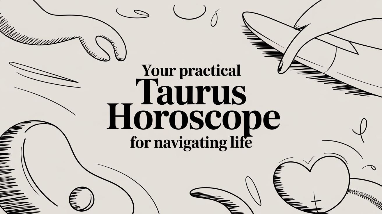 Your Practical Taurus Horoscope for Navigating Life