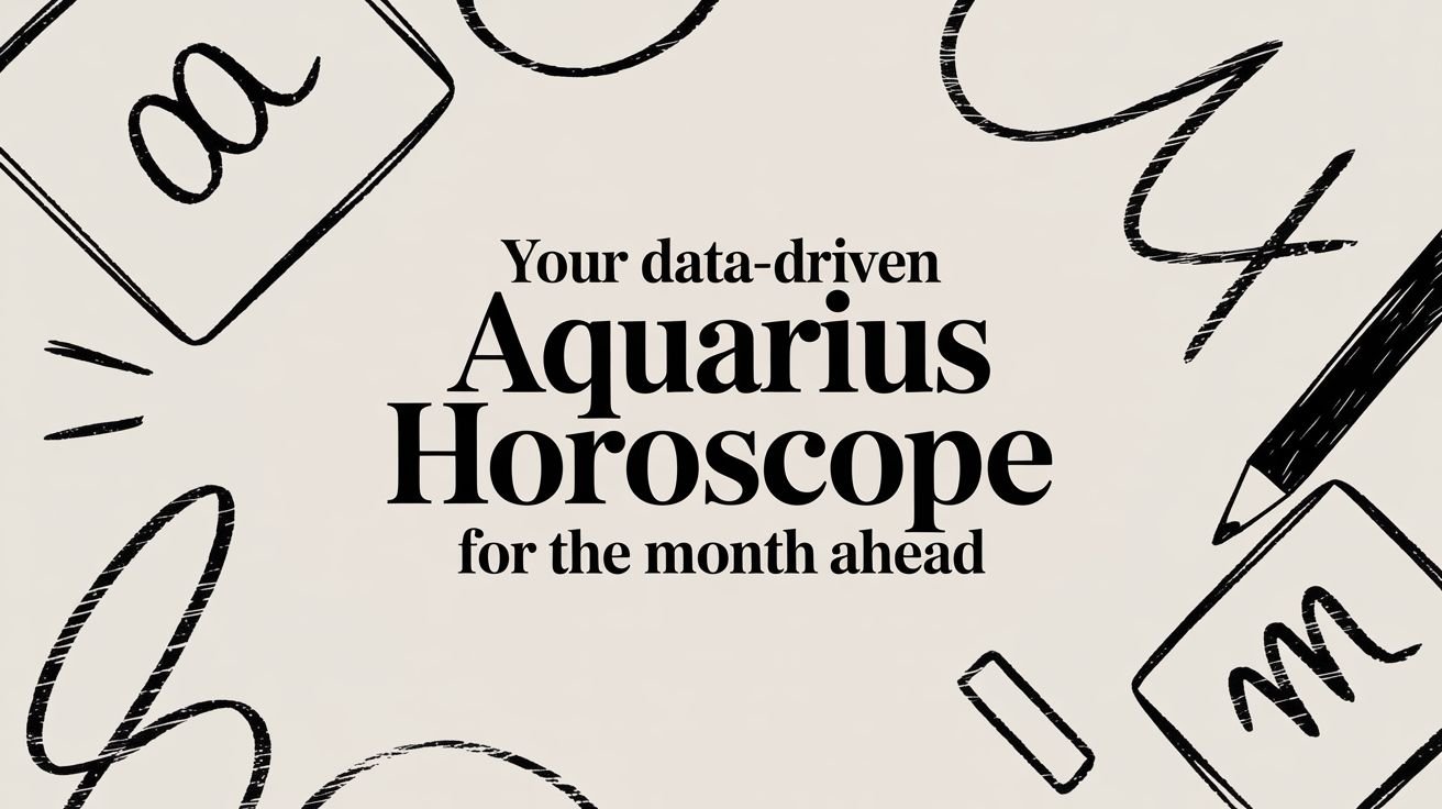 Your Data-Driven Aquarius Horoscope for the Month Ahead