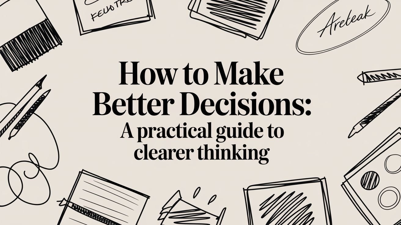 How to Make Better Decisions: A Practical Guide to Clearer Thinking