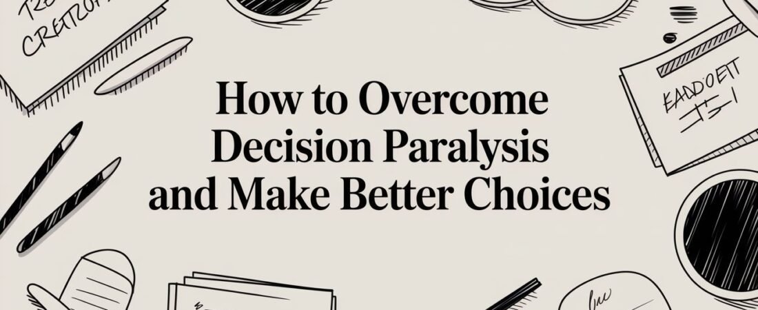 How to Overcome Decision Paralysis and Make Better Choices