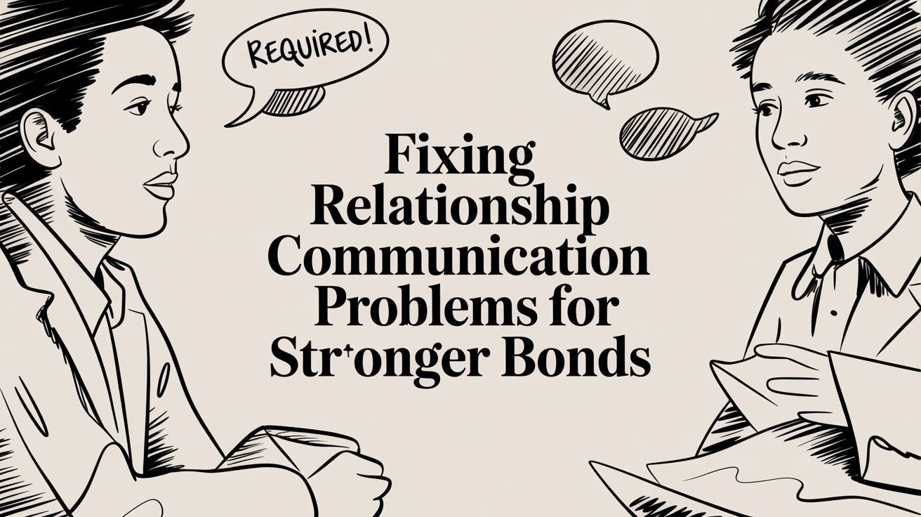 Fixing Relationship Communication Problems for Stronger Bonds