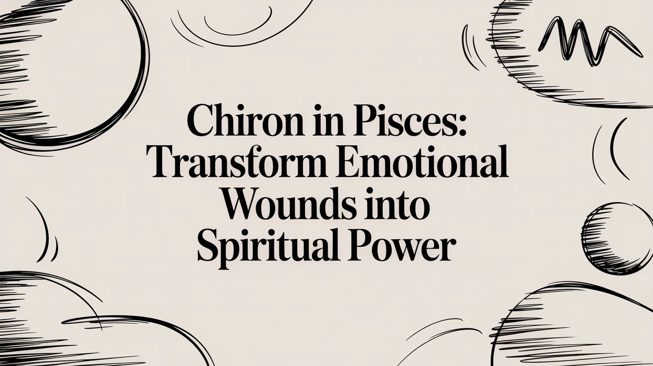 Chiron in Pisces: Transform Emotional Wounds into Spiritual Power