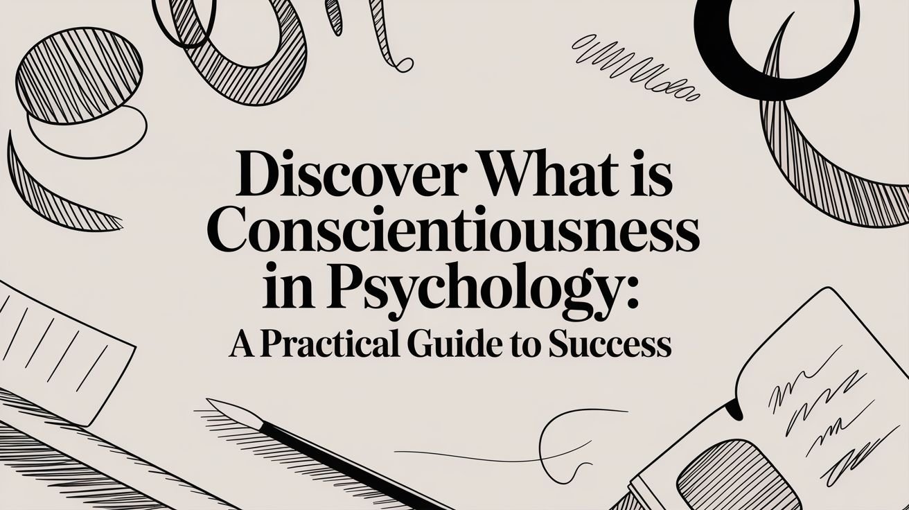 Discover what is conscientiousness in psychology: A practical guide to success